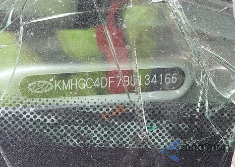 2011 Hyundai Genesis 4.6 из США, поврежденный, VIN KMHGC4DF7BU134166